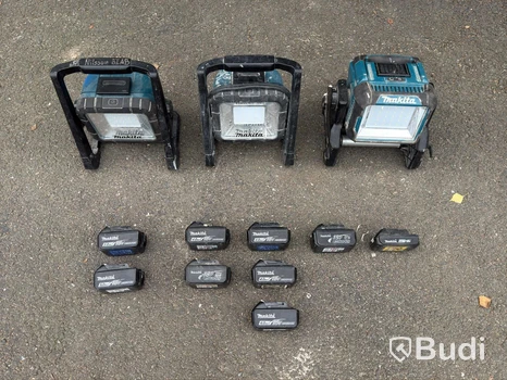 Arbetsbelysning & batterier Makita | 12 delar