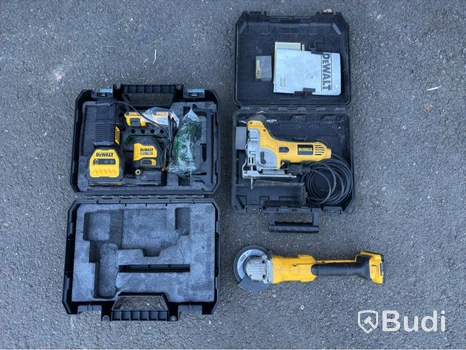 Sticksåg, vinkelkap & laser Dewalt