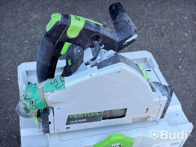 Festool TS 55 REBQ Circular Saw, with Guide Rails