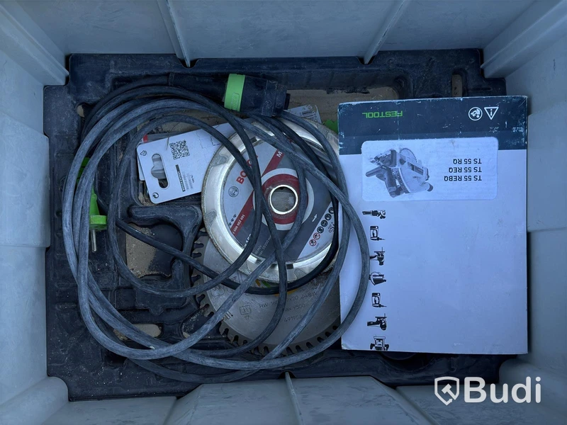 Festool TS 55 REBQ Circular Saw, with Guide Rails
