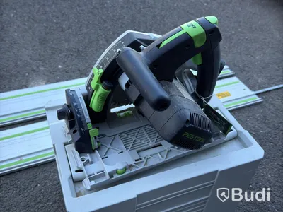 Festool TS 55 REBQ plunge saw with guide rails