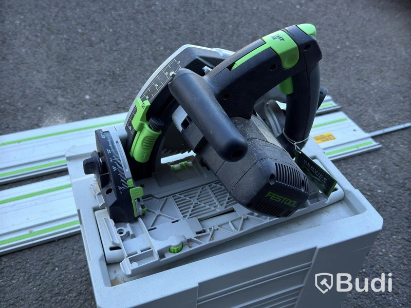 Festool TS 55 REBQ plunge saw with guide rails