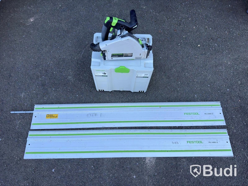 Festool TS 55 REBQ plunge saw with guide rails