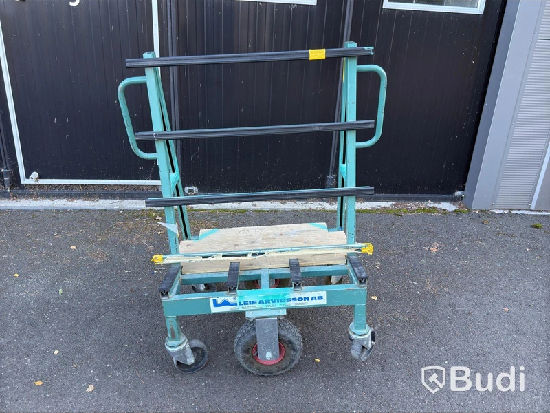 Glass transport trolley