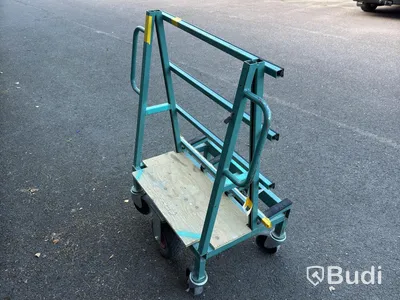 Glass transport trolley