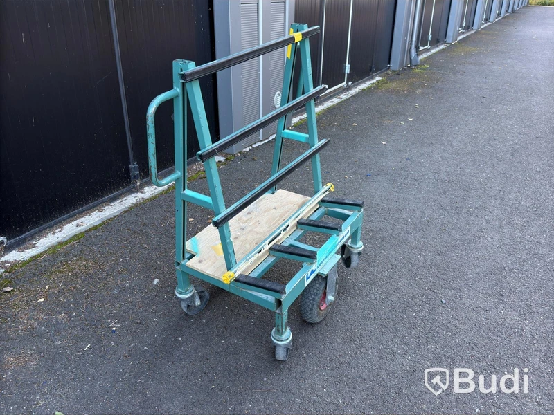 Glass transport trolley