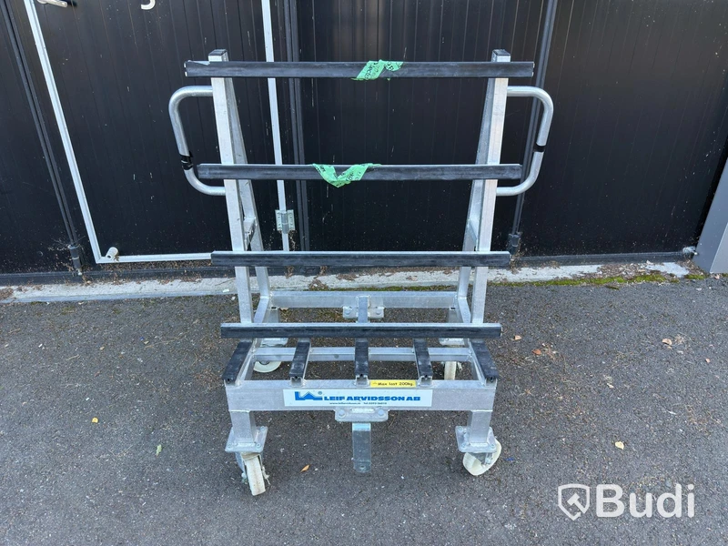 Aluminium glass trolley