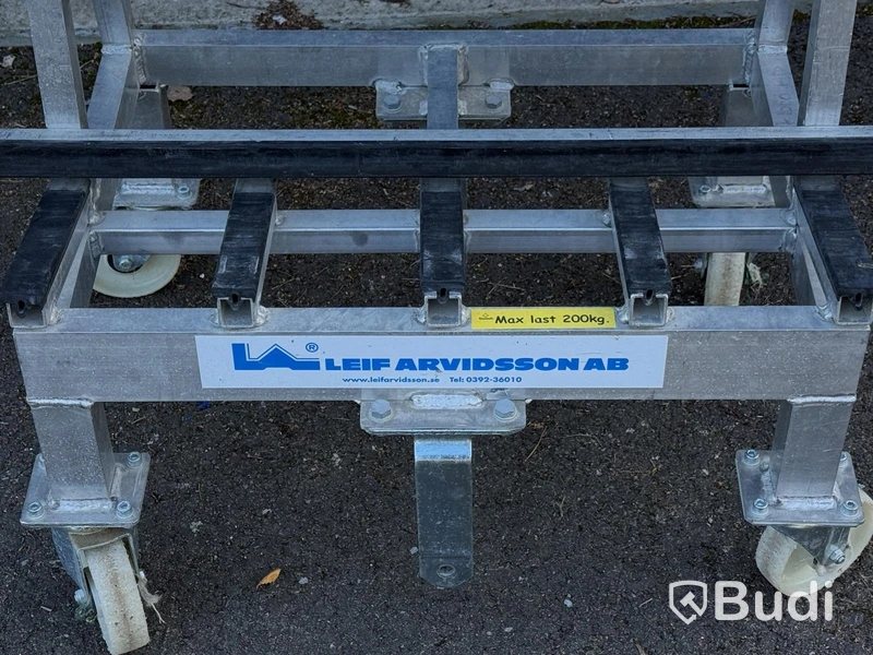 Aluminium glass trolley