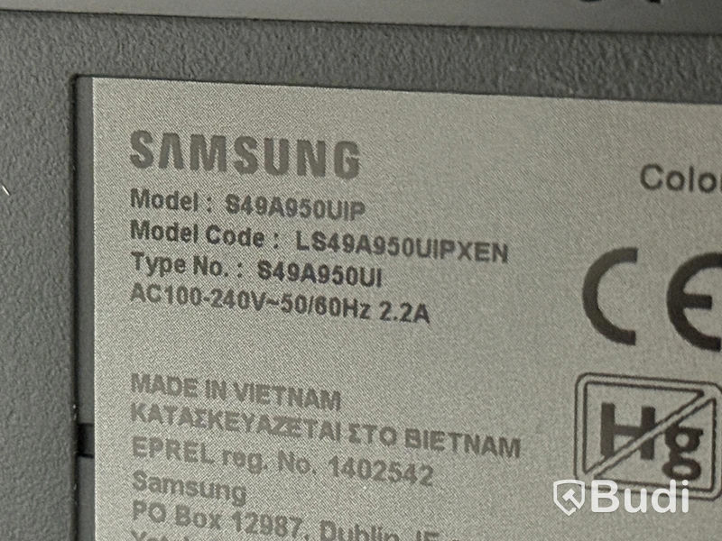 Samsung 49 Curved Monitor S49A950UIP