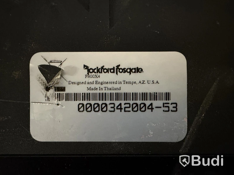 2 st bilförstärkare Rockford Fosgate Punch P400X4