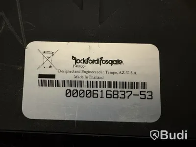 2 st bilförstärkare Rockford Fosgate Punch P400X4