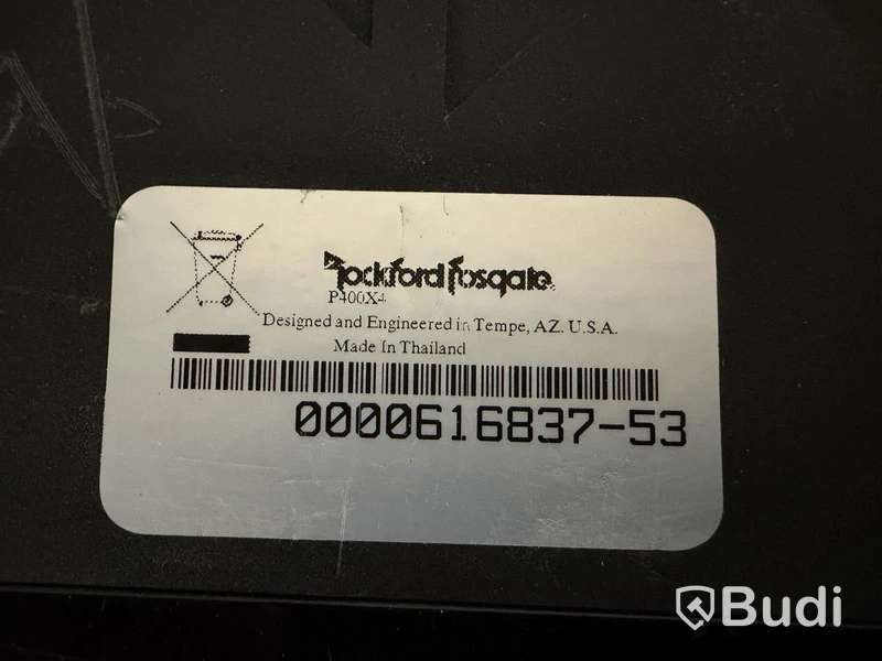 2 st bilförstärkare Rockford Fosgate Punch P400X4