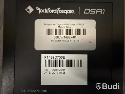 Bilförstärkare samt ljudprocessor Rockford Fosgate
