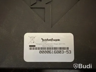 Bilförstärkare samt ljudprocessor Rockford Fosgate