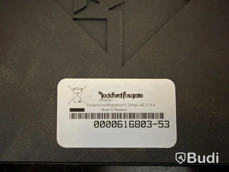 Bilförstärkare samt ljudprocessor Rockford Fosgate