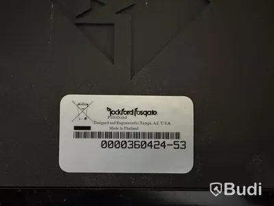 Bilförstärkare Rockford Fosgate P1000X1bd