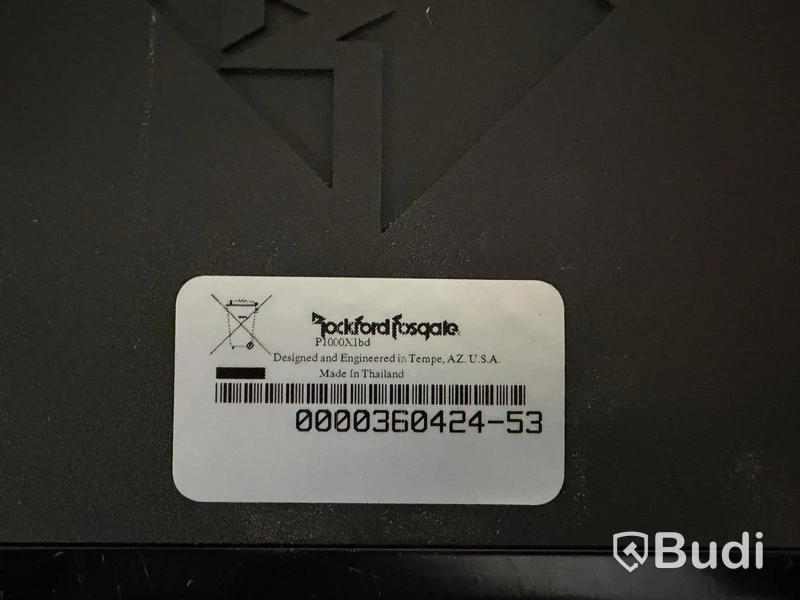 Bilförstärkare Rockford Fosgate P1000X1bd