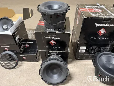 Stort parti bilhögtalare Rockford Fosgate