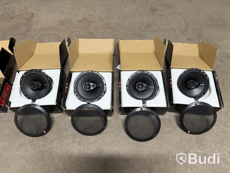 Stort parti bilhögtalare Rockford Fosgate