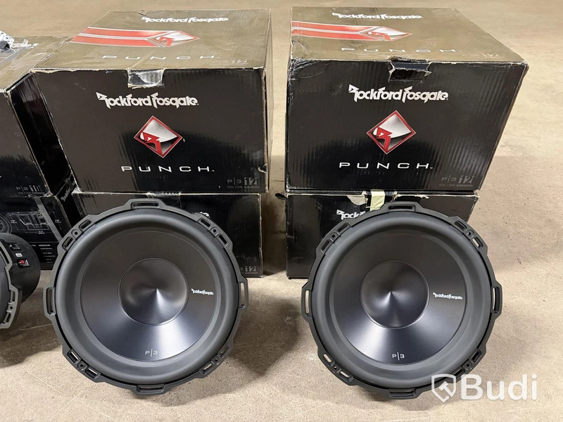 Stort parti bilhögtalare Rockford Fosgate