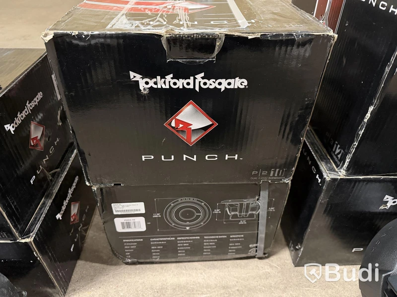 Stort parti bilhögtalare Rockford Fosgate