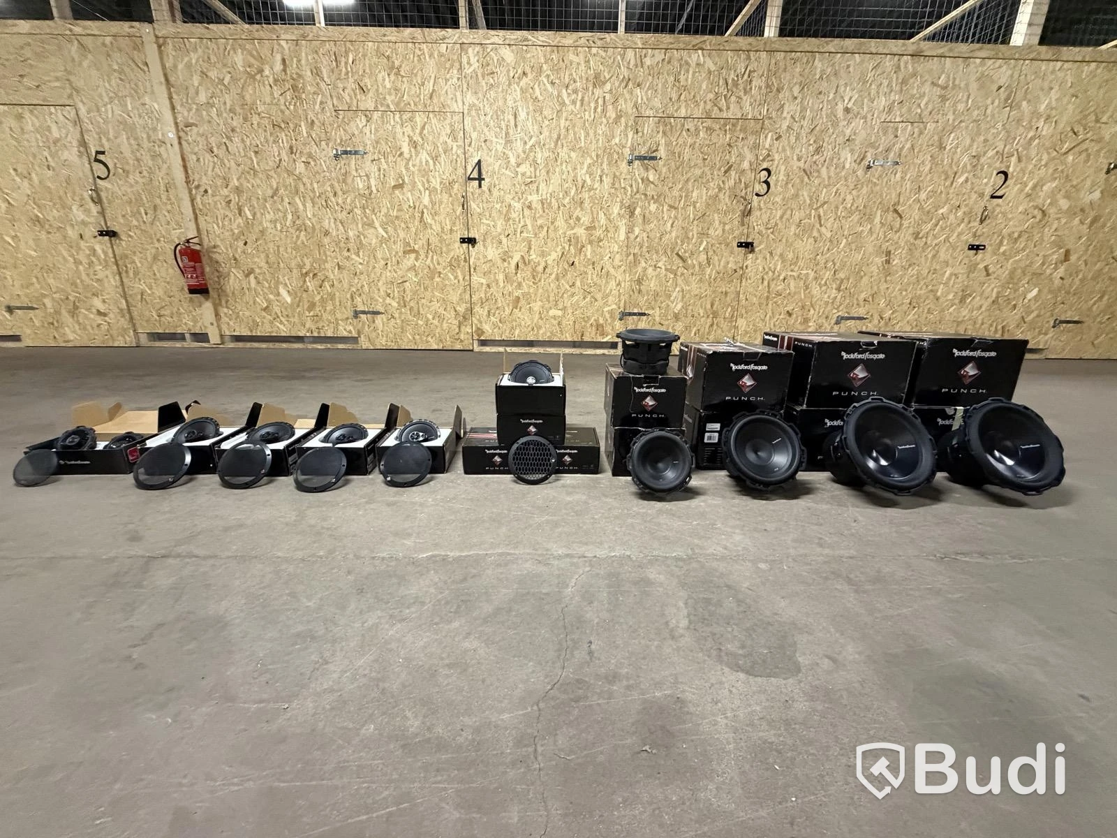 Large lot of Rockford Fosgate car speakers