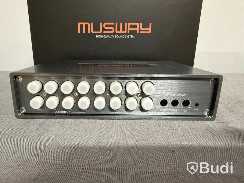 Ljudprocessor Musway DSP68, 8-kanalig DSP
