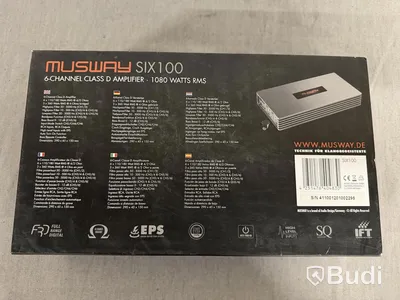 Förstärkare Musway SIX100, MX Series