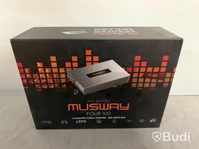 Musway FOUR 100 car amplifier, 4-channel