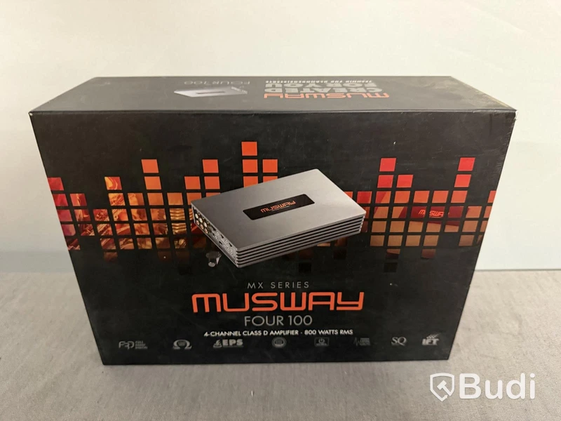 Musway FOUR 100 car amplifier, 4-channel