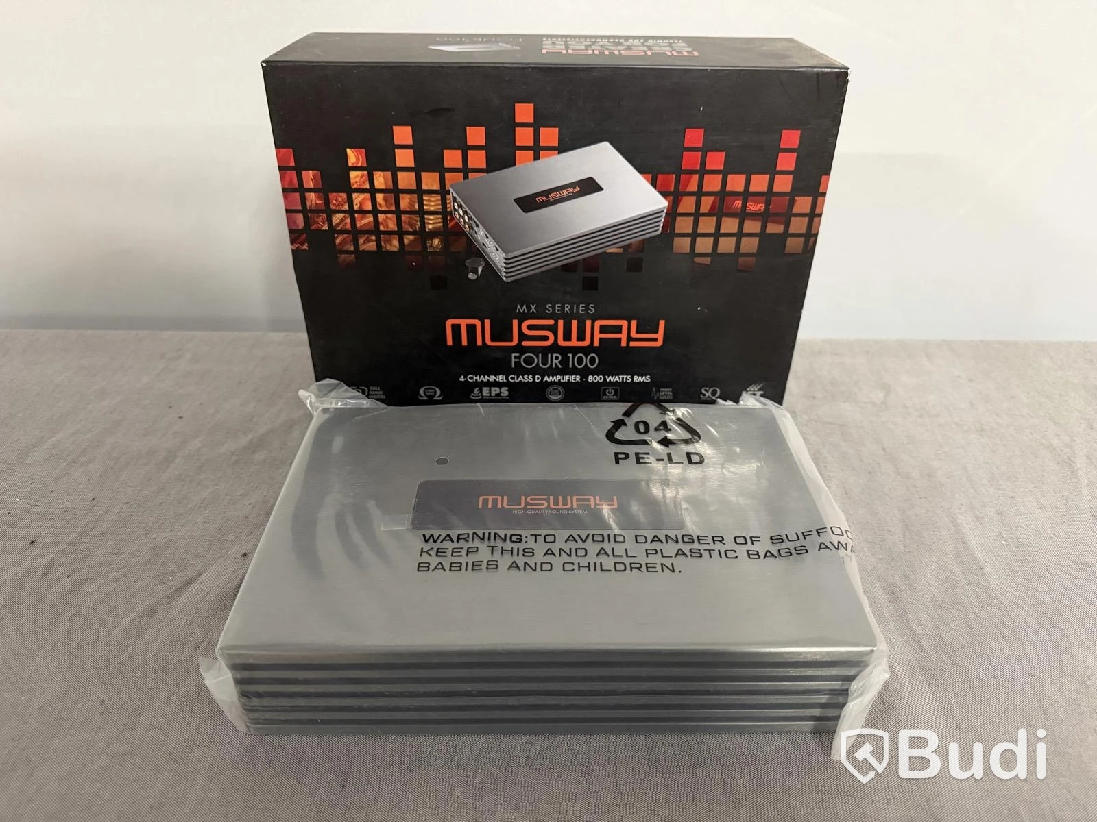 Musway FOUR 100 car amplifier, 4-channel
