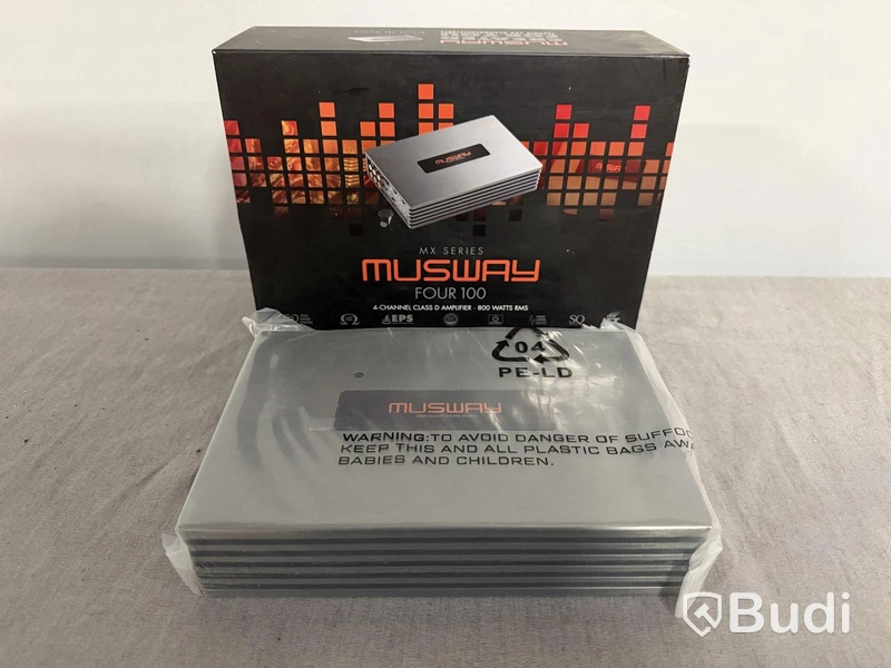 Musway FOUR 100 car amplifier, 4-channel