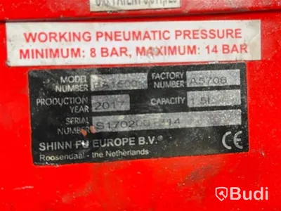 Hydraulpump luftdriven BVA PA1500