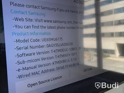 Tv skärm Samsung 65-tum