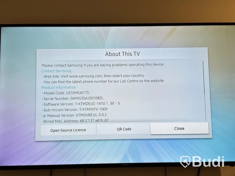 TV Samsung UE55MU6175 55-tum 4K