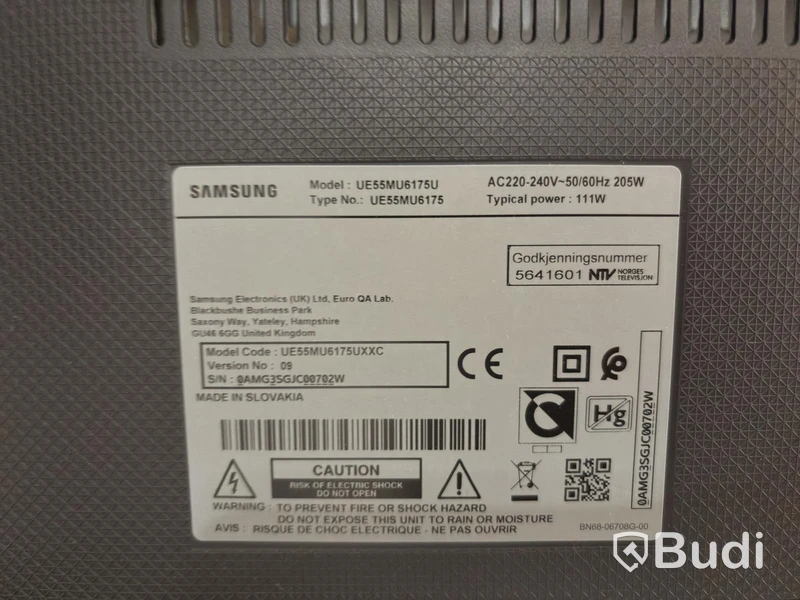 TV Samsung UE55MU6175 55-tum 4K