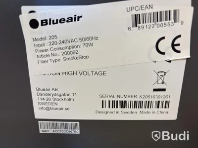 Luftrengörare BlueAir 205