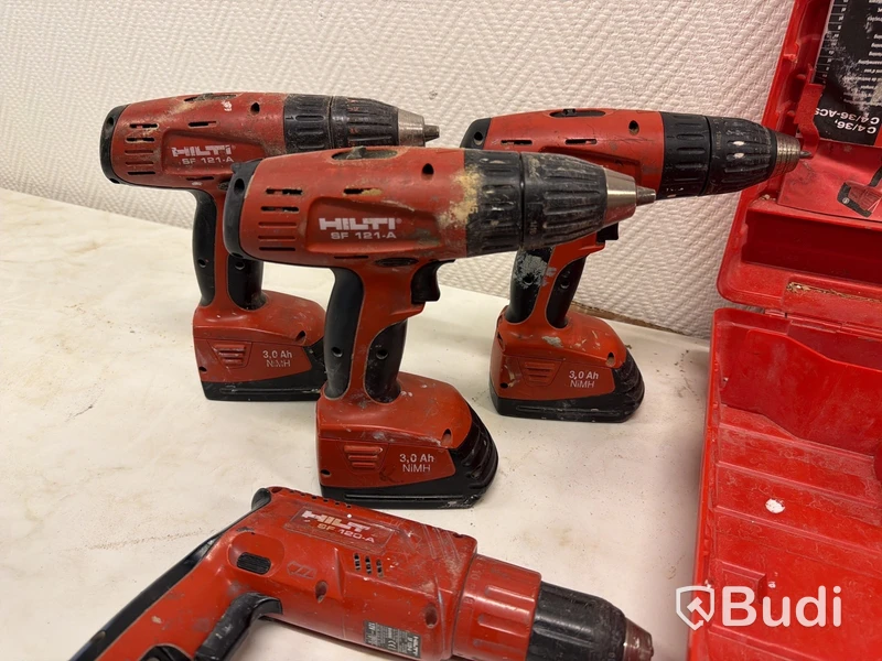 4 st Hilti skruvdragare