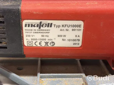 Notfräs Mafell KFU 1000 E i bärväska