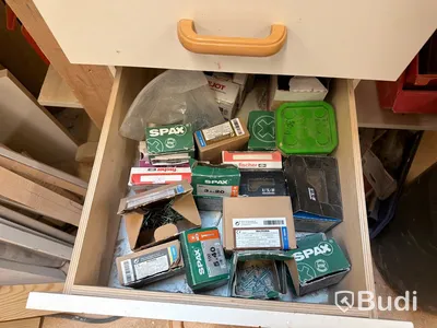 Snickarbänk, maskiner & tillbehör, Sort parti!