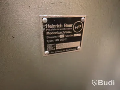 Mattmaskin kap o mät Heinrich Beer HB 200 E