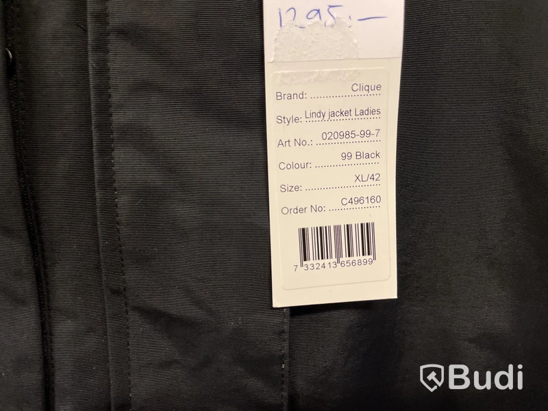 Vadderad damparkas stl. XL/42 Lindy, Clique, svart, nypris 1700 kr