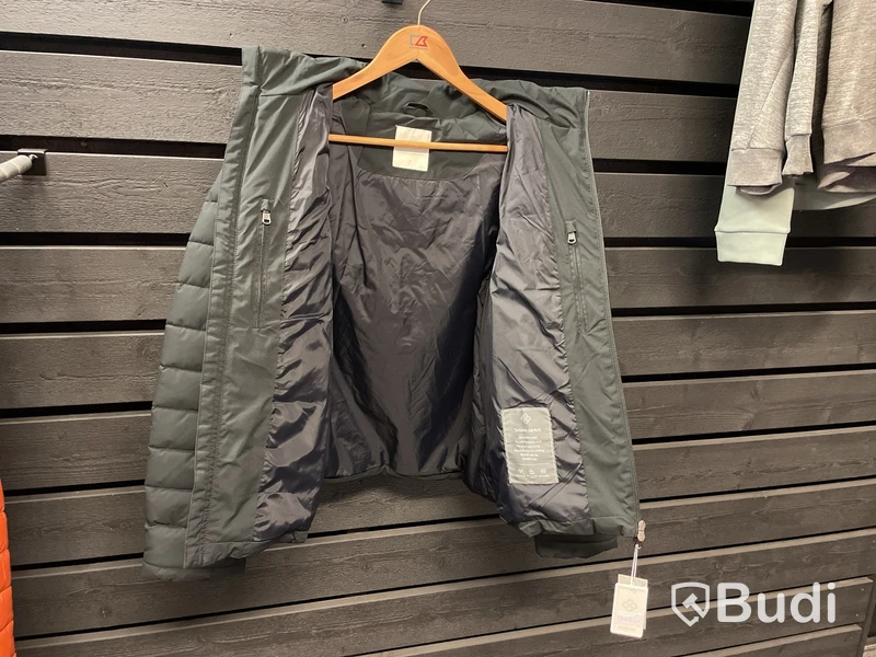 Jacka stl. M, Berkely Delano , grågrön, avtagbar huva, nypris 2200 kr