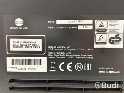 Skrivare, kopiator, scanner, Konica Minolta Bizhub C3351