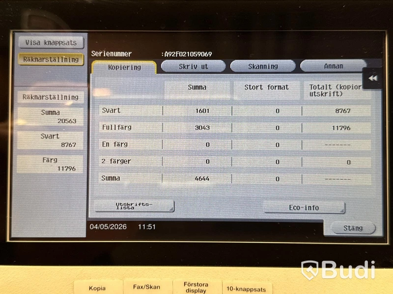 Skrivare, kopiator, scanner, Konica Minolta Bizhub C3351