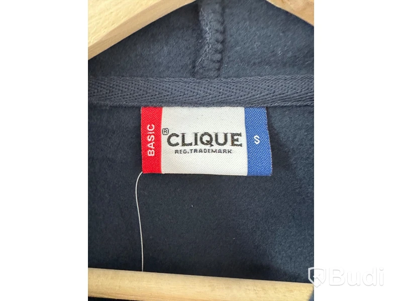 Damjacka, stl. S/36, Clique, dark navy. & (NY) Luvtröja, stl. S, Clique, dark navy.