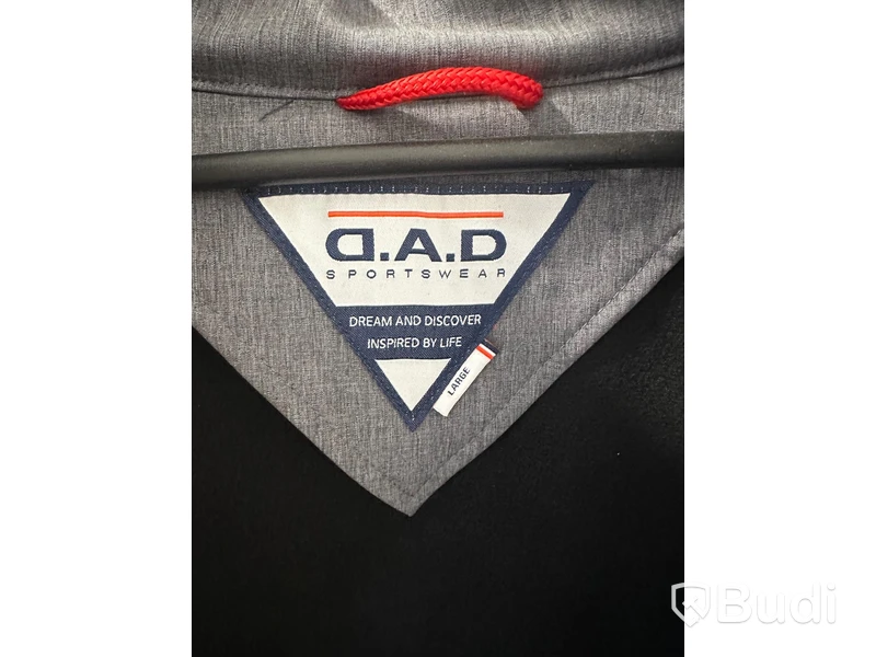 Jacka, stl. L, D.A.D. Sportswear, mörkgrå.