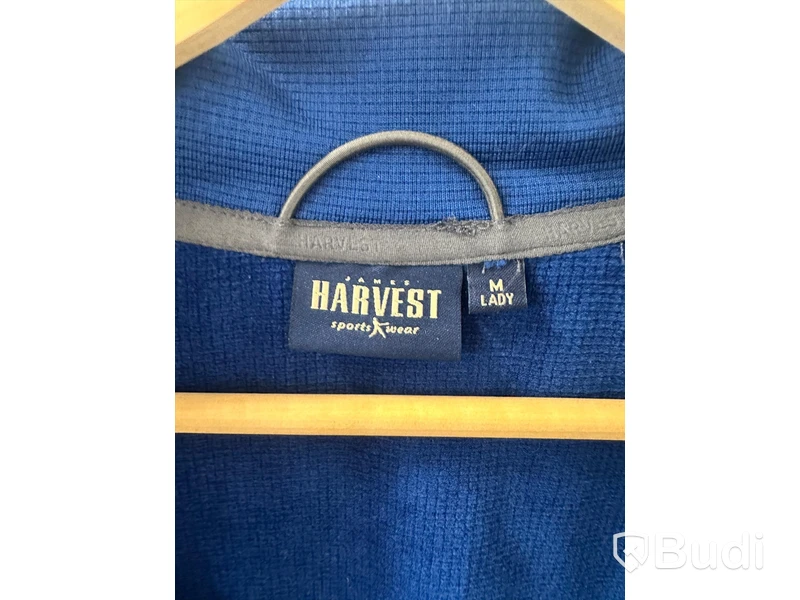 Dam-fleece, stl. M, James Harvest Sportswear, blå.