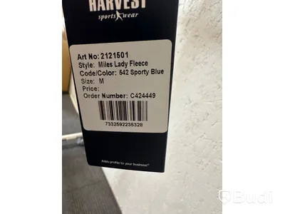 Dam-fleece, stl. M, James Harvest Sportswear, blå.