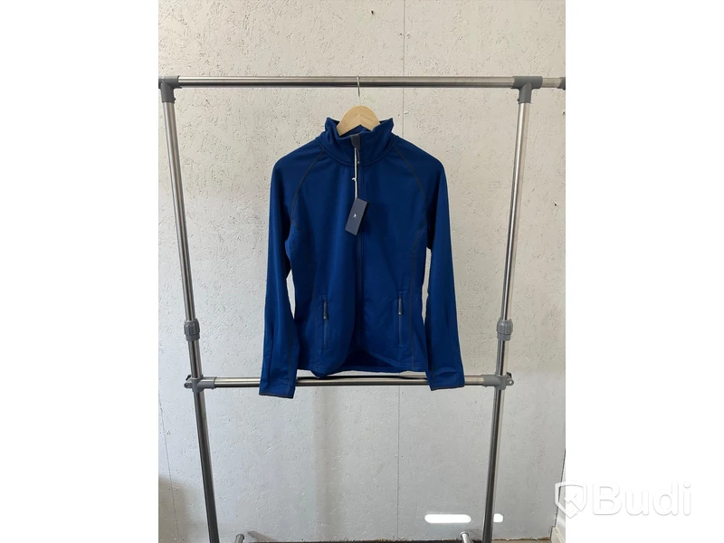 Dam-fleece, stl. M, James Harvest Sportswear, blå.